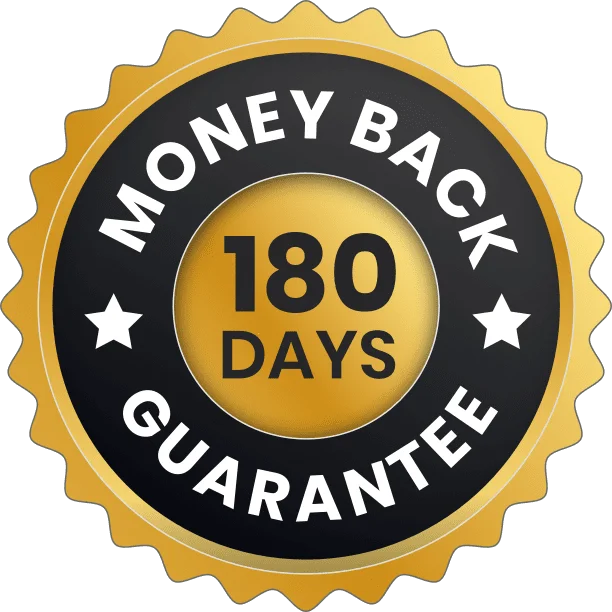 Glucovy 180-Day Money Back Guarantee